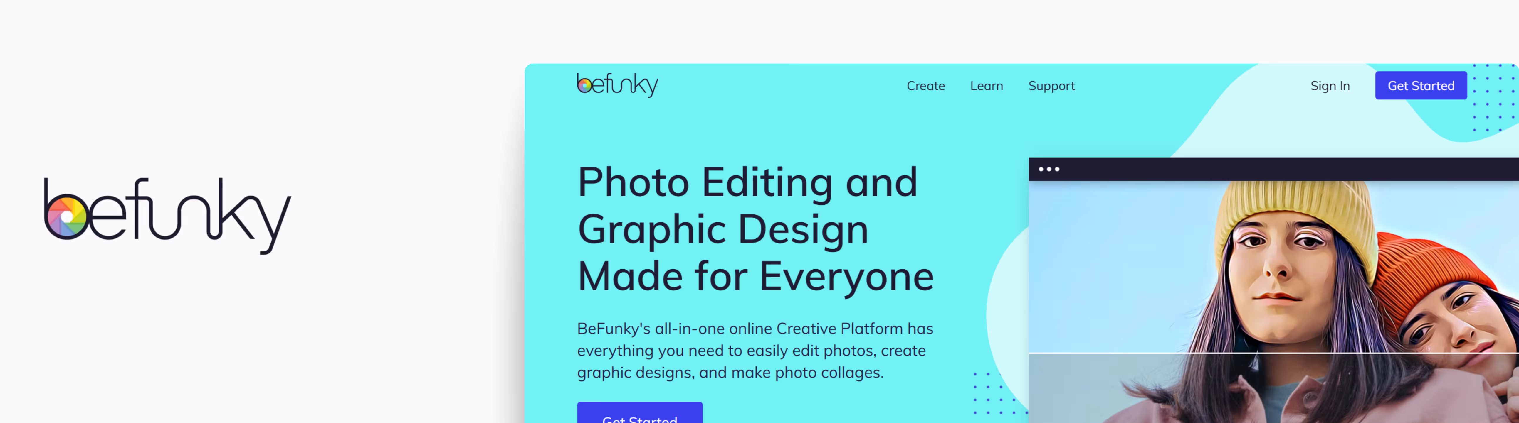 Home page of BeFunky