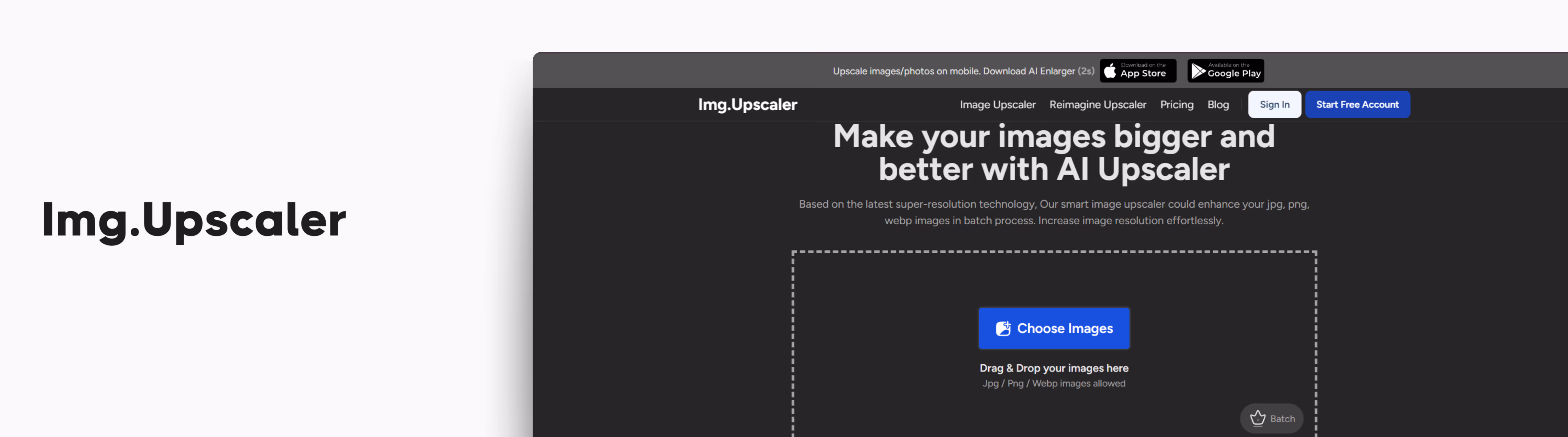 Home page of Img.Upscaler