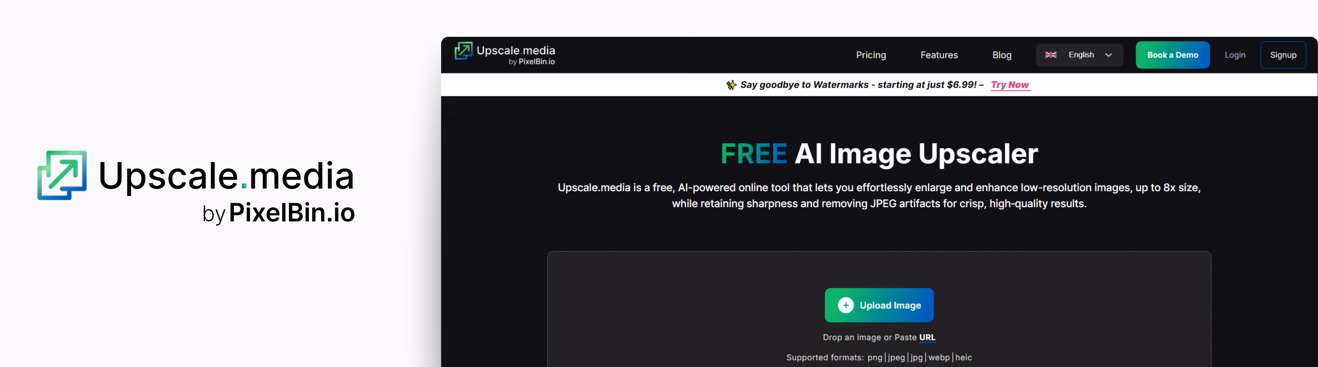 Home page of Upscale.media