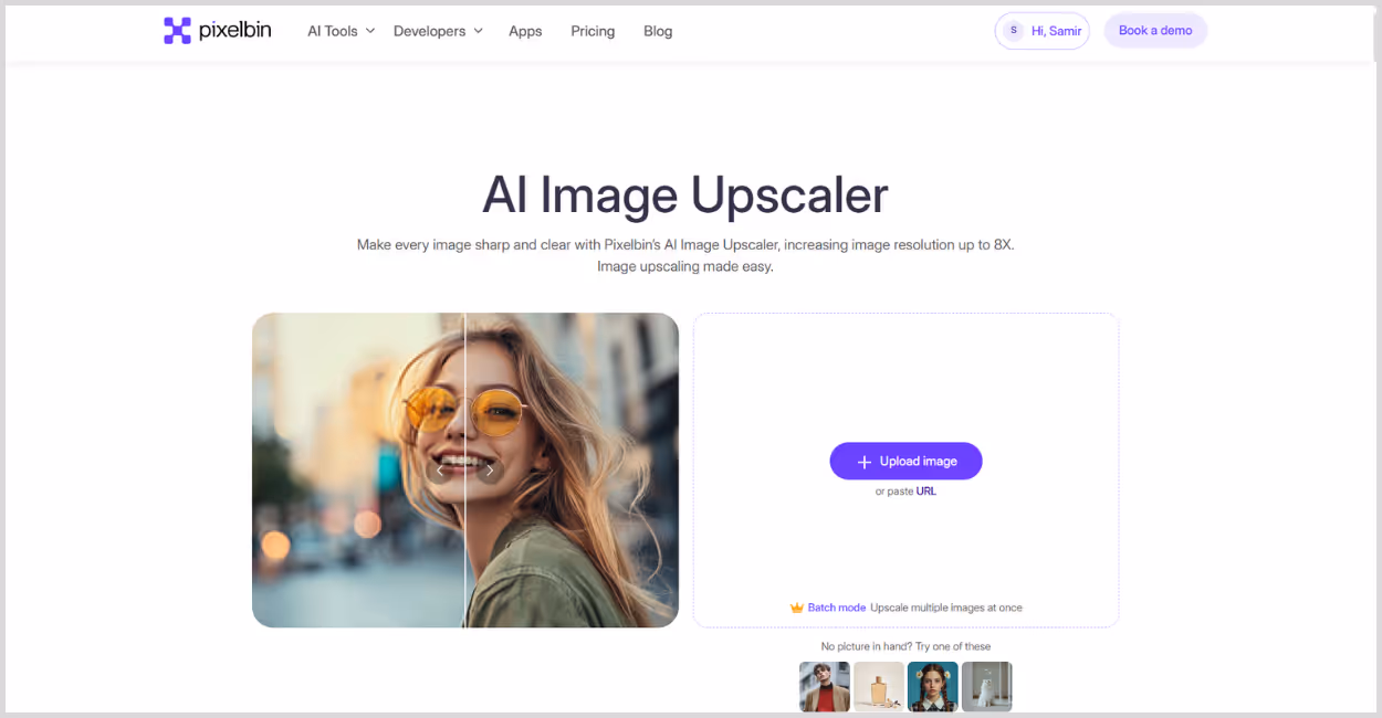 Open Pixelbin browser