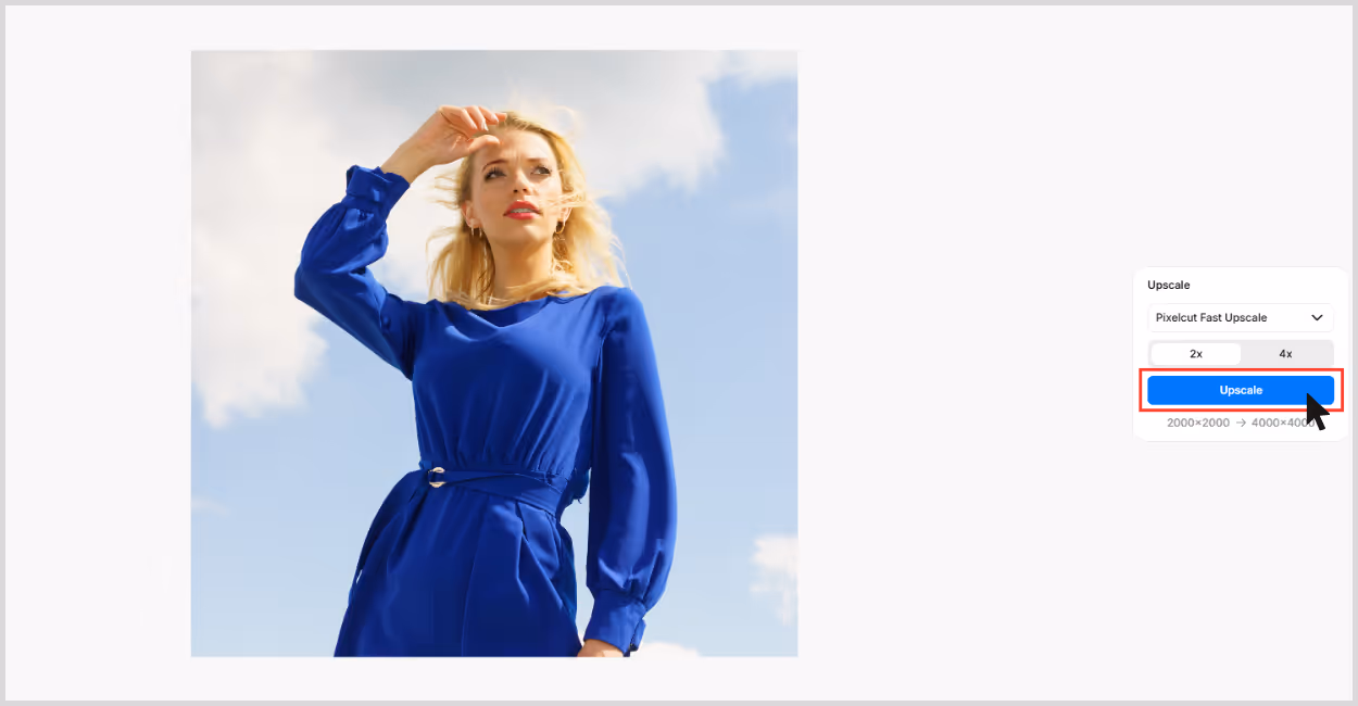 Automatically upscale your image