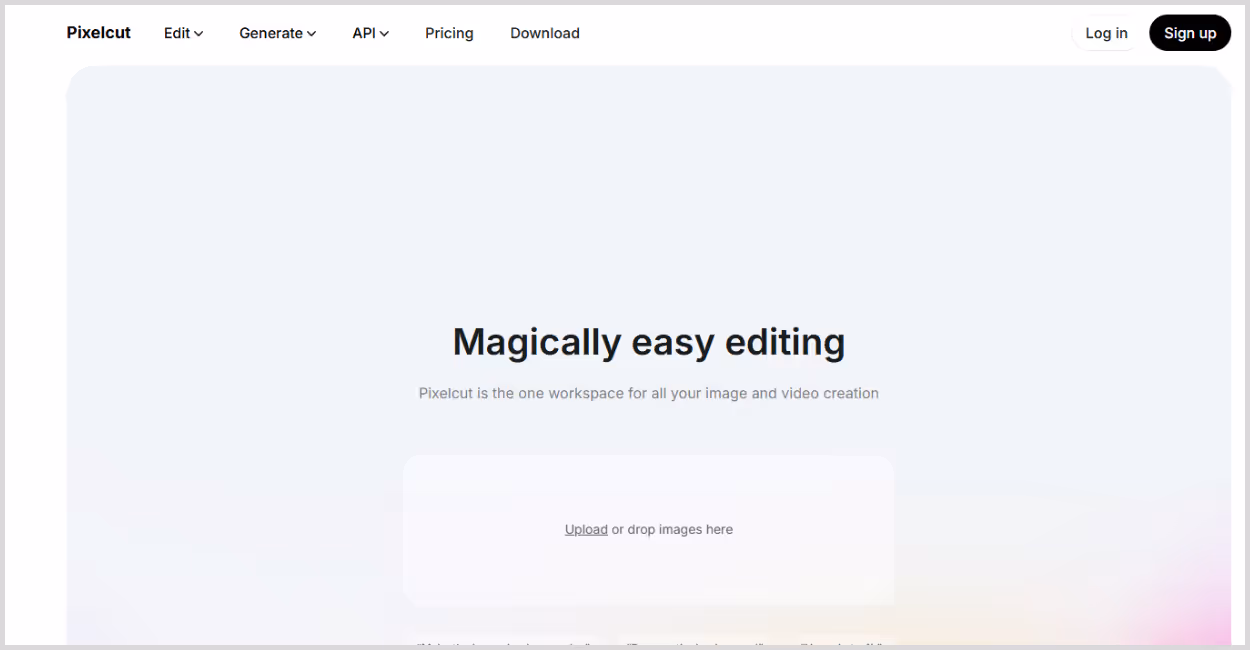 upscale the image in Pixelcut