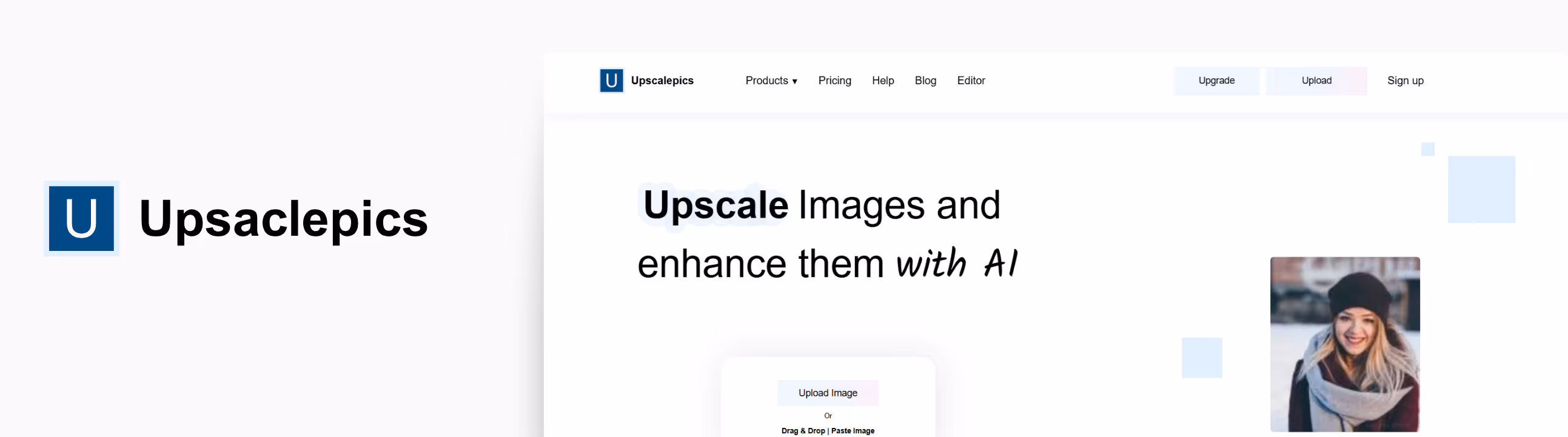Home page of Upscale Pics