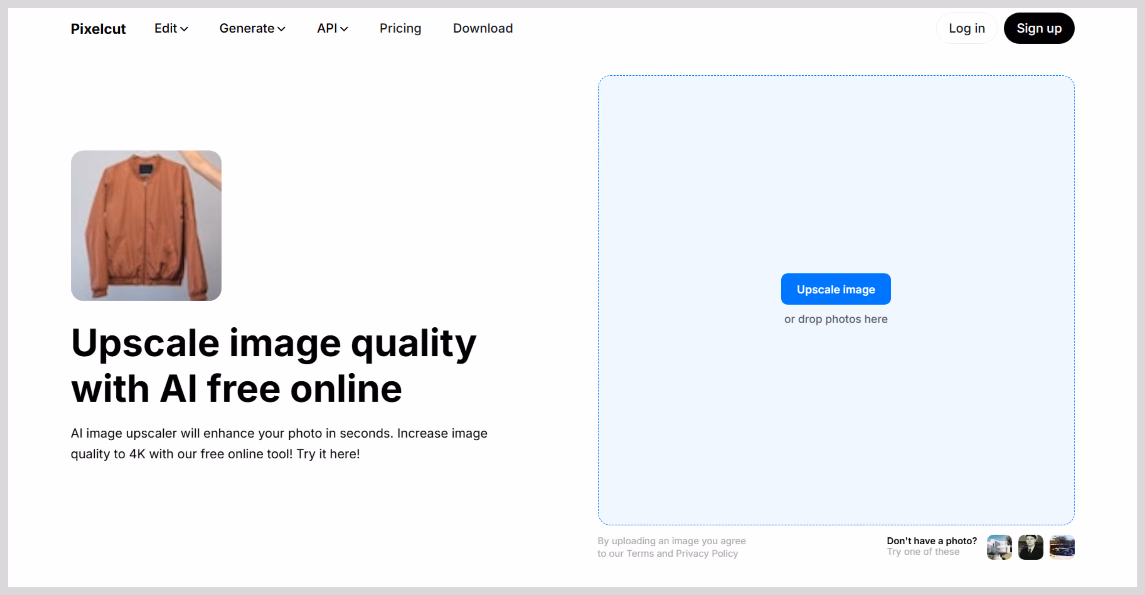 Website of Pixelcut