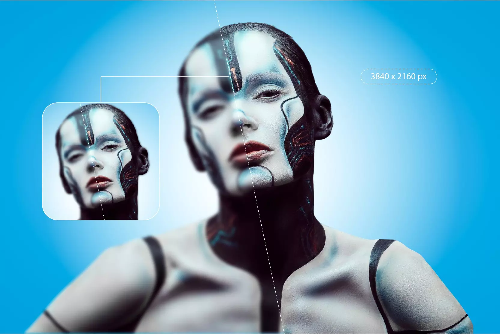 How to upscale an image to 4K resolution online