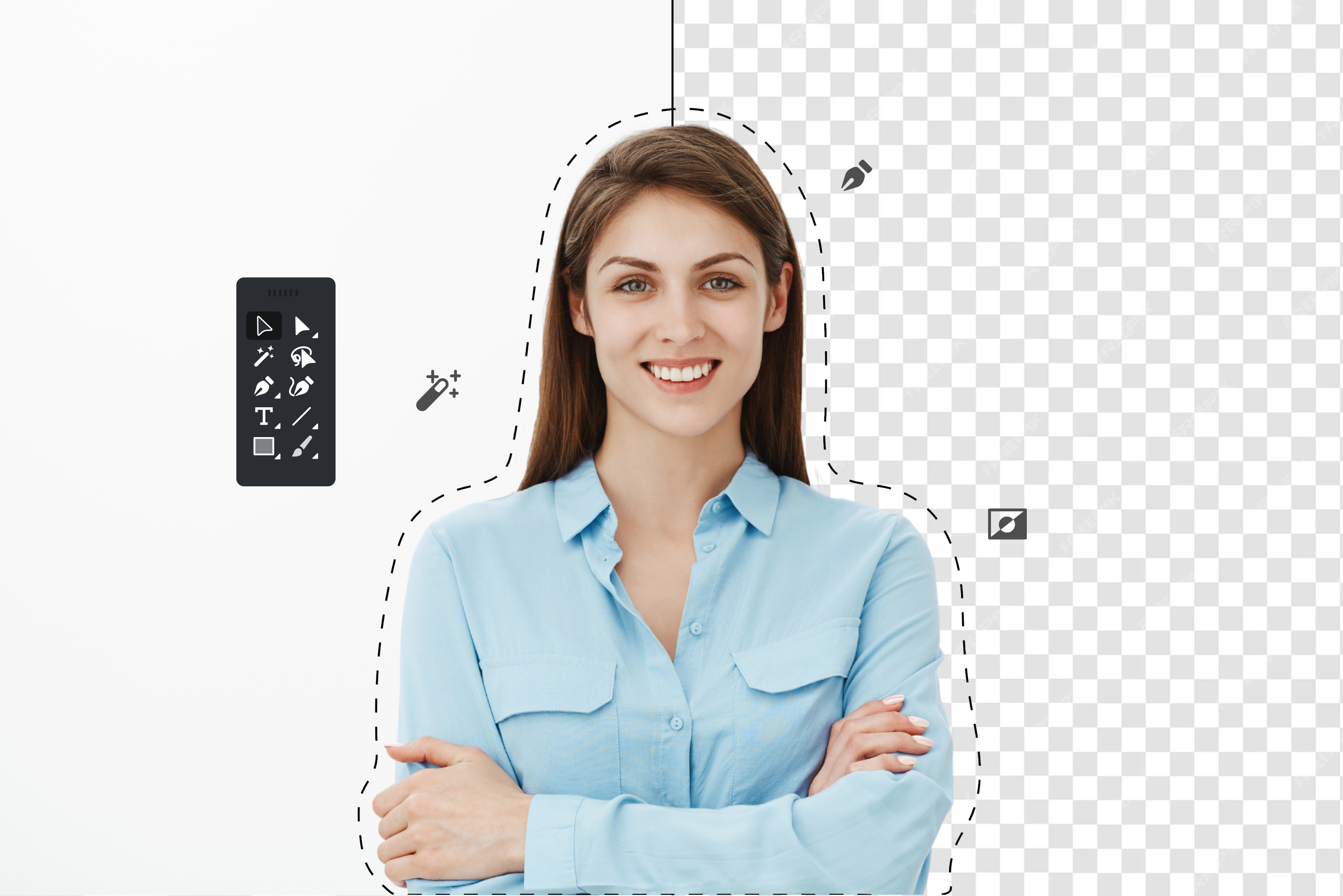 how to remove white background photoshop