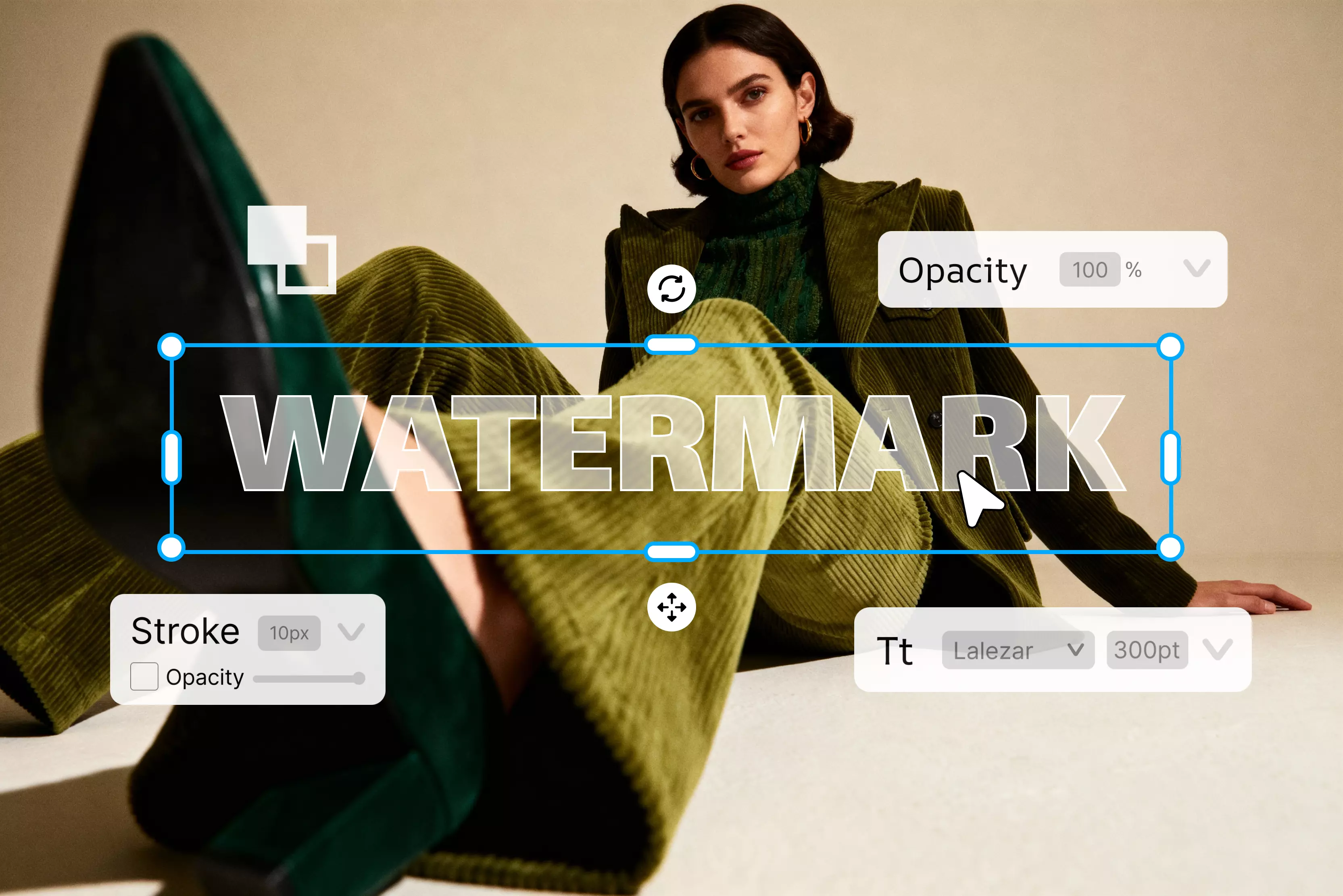 How to add watermark to photos