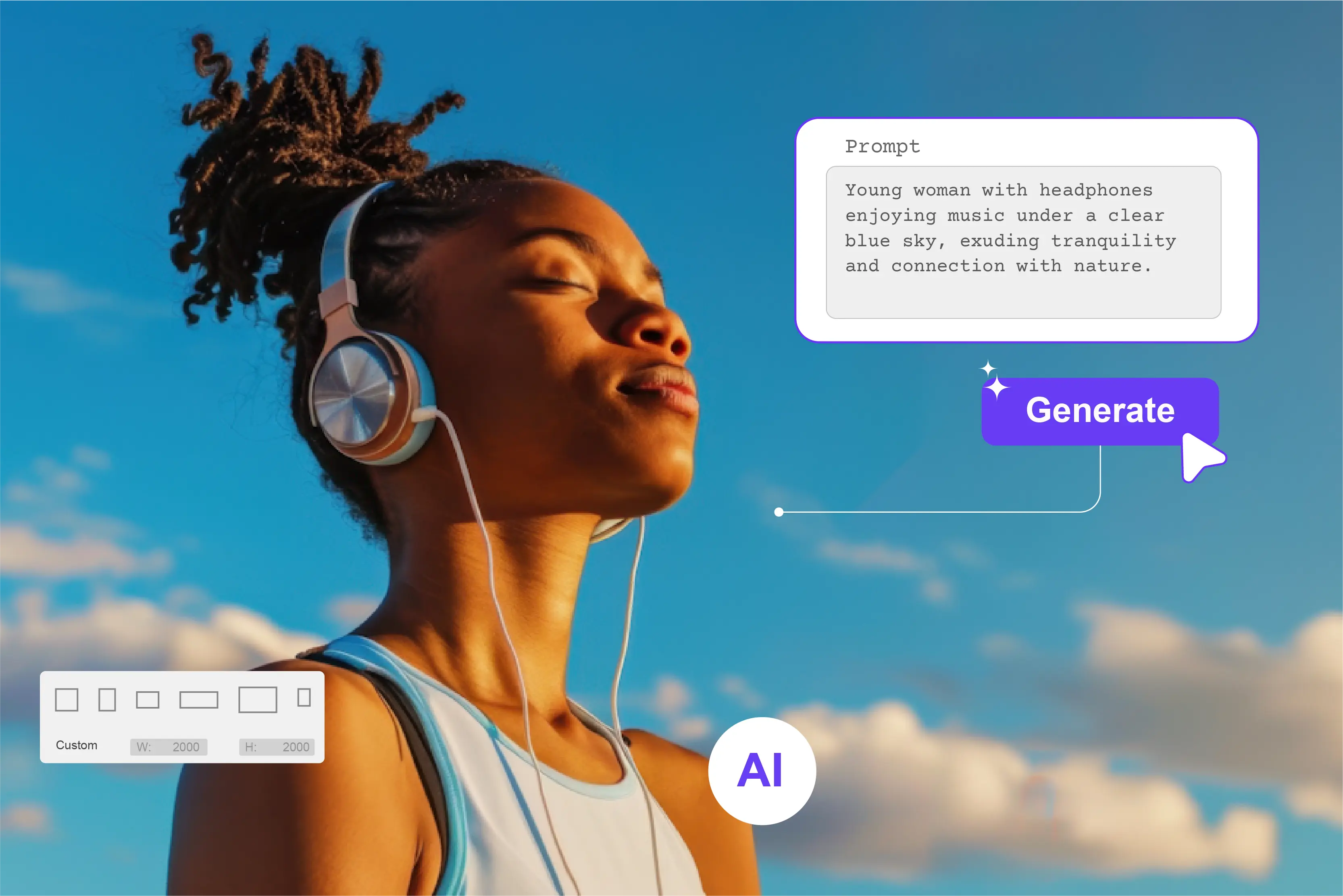 How to use an AI image generator