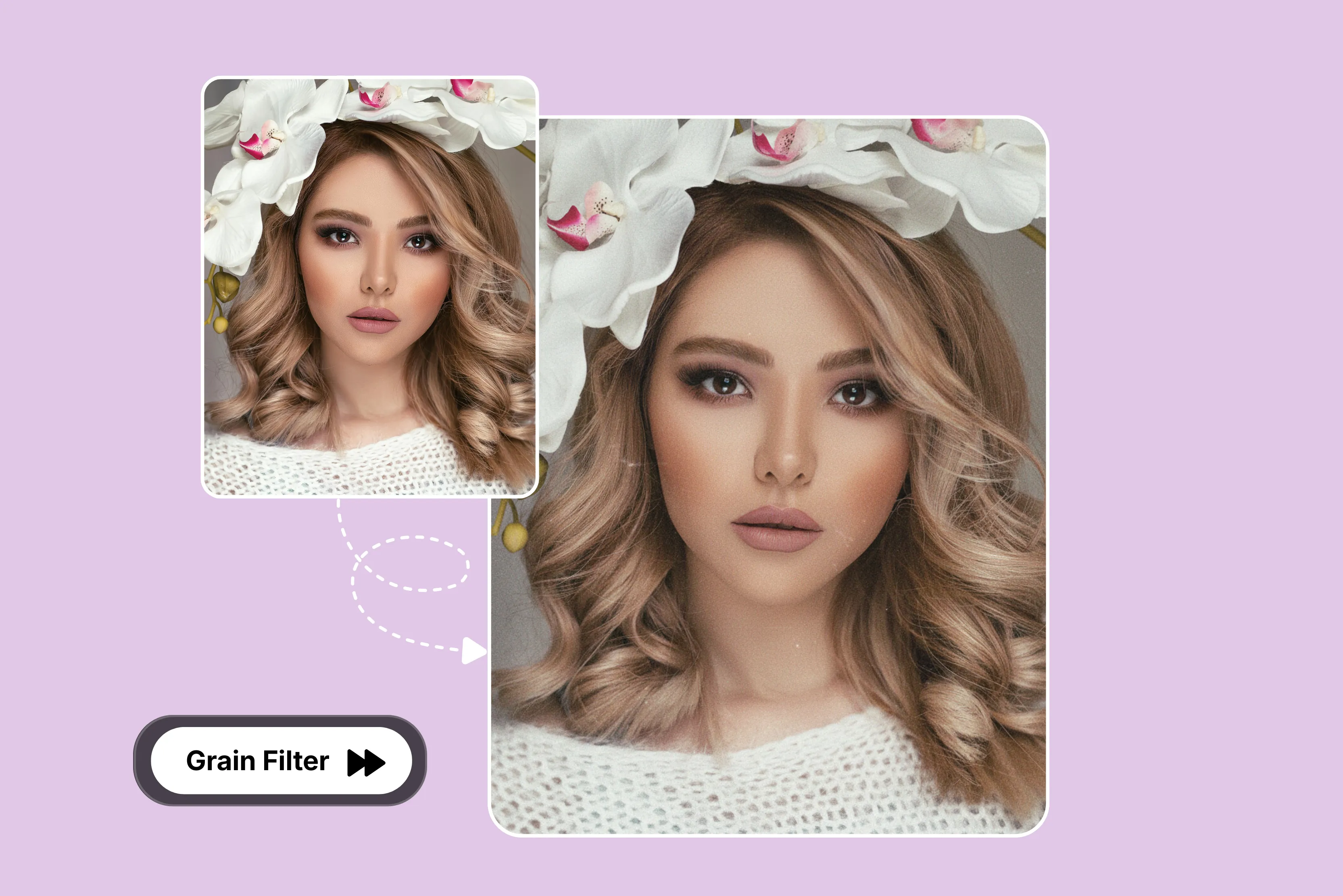 How to add grain to photo