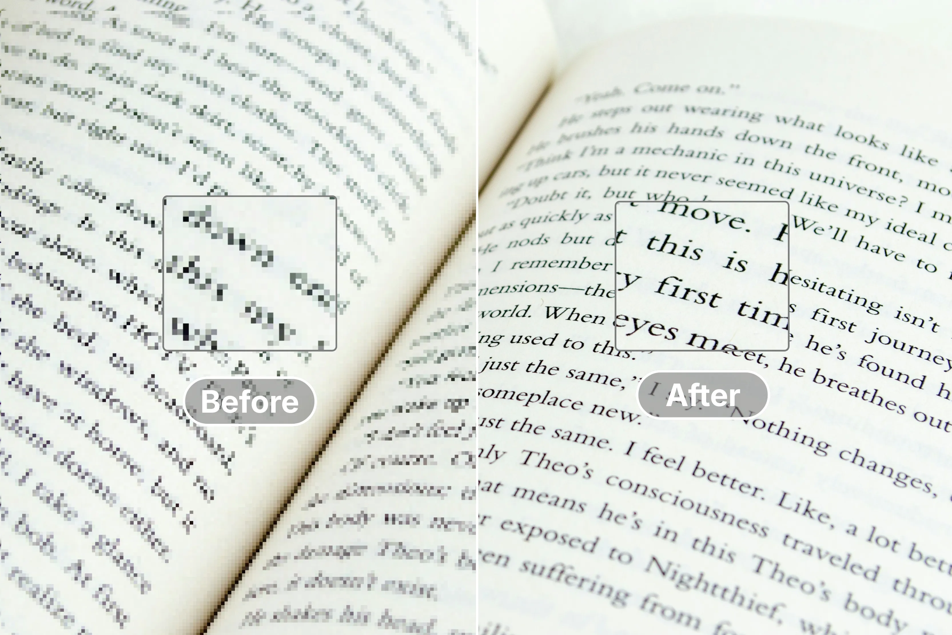 How to unblur text in images