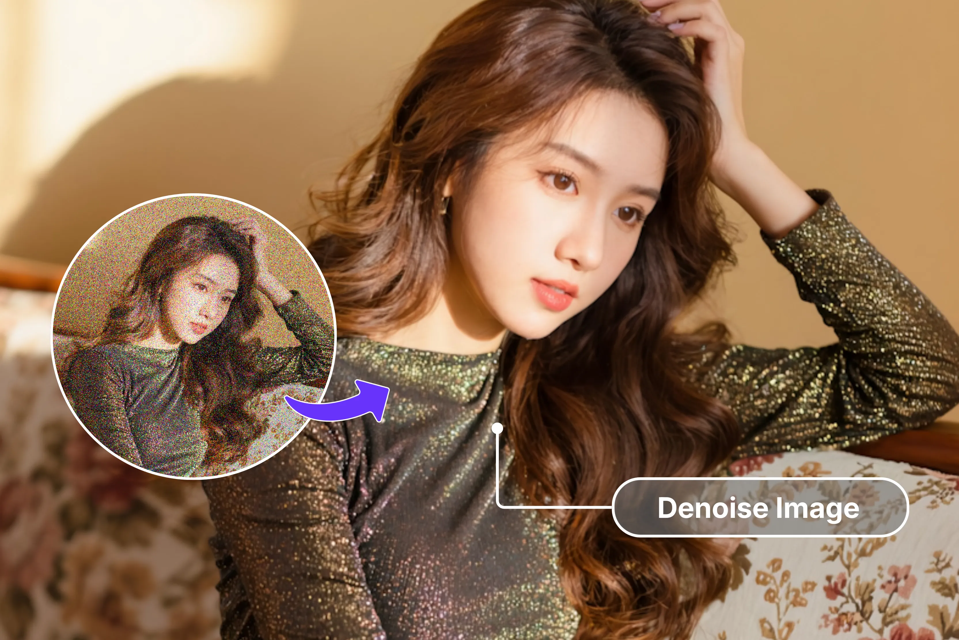 Best AI image denoiser