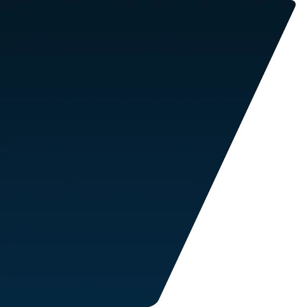 Dark blue parallelogram shape with rounded corners on a transparent background.