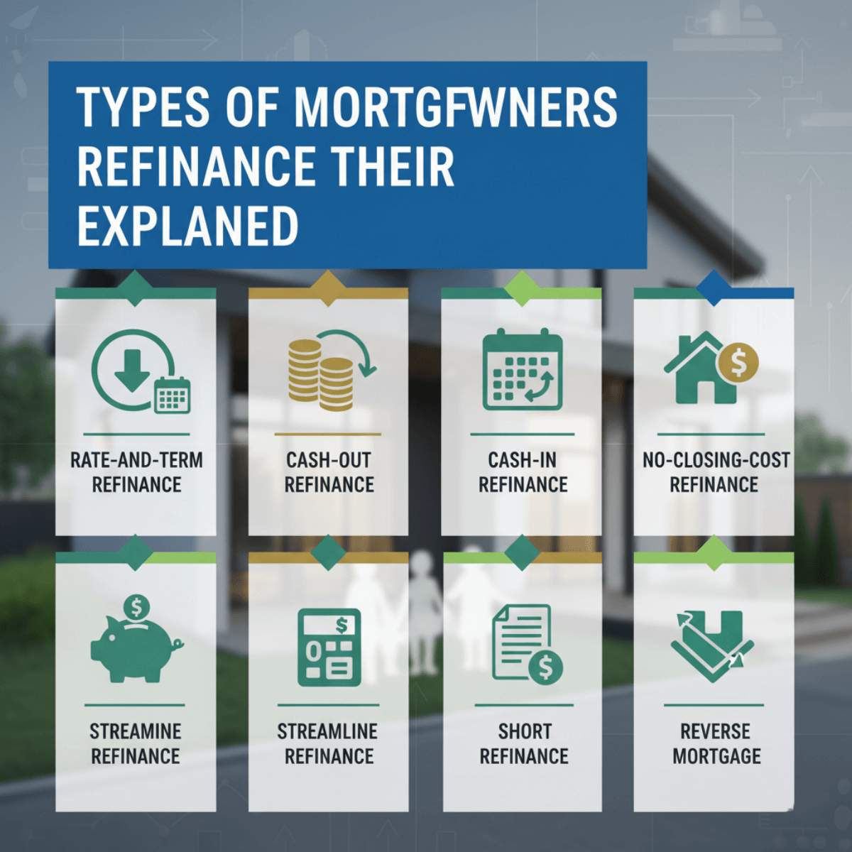 Types of Mortgage Refinance ETypes of Mortgage Refinance Explainedxplained