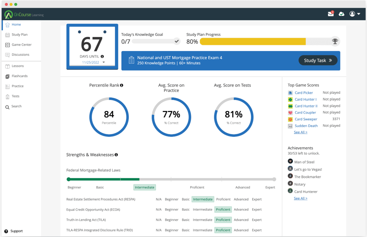 OnCourse Learning: PrepXL