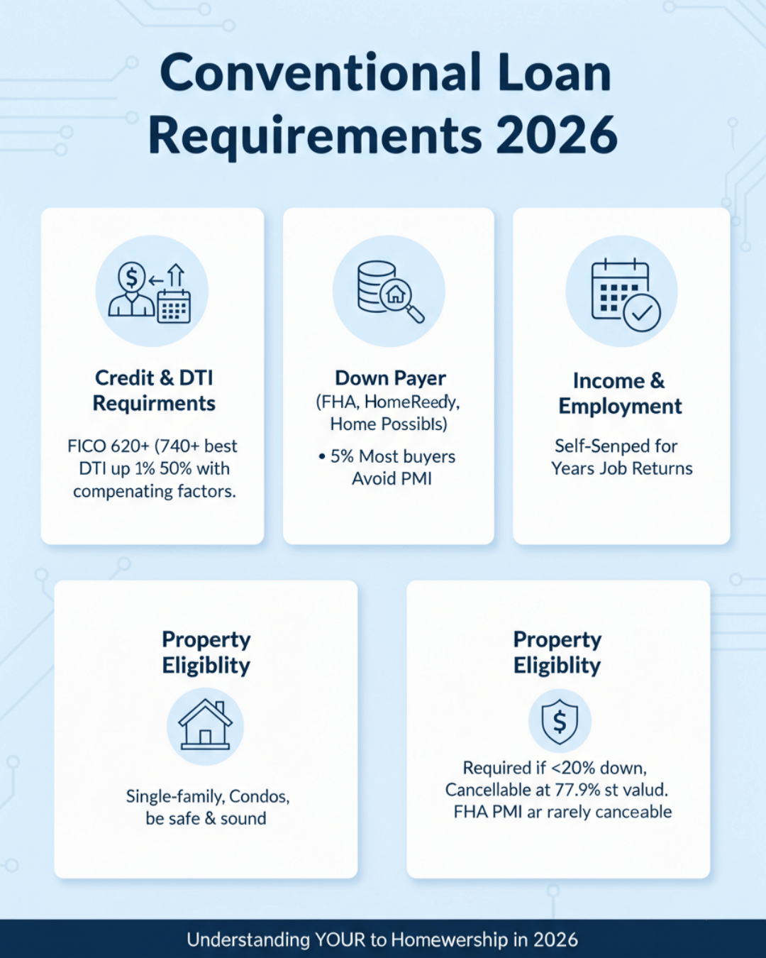 Conventional Loan Requirements 2026
