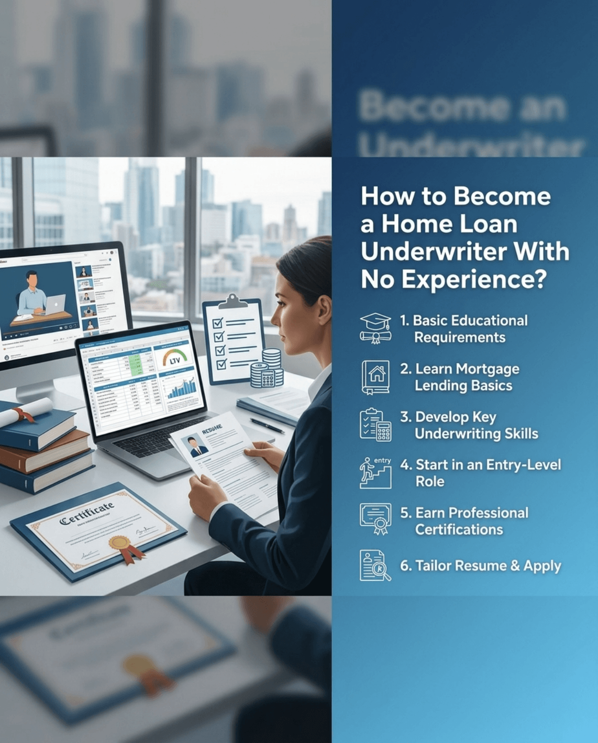 How to Become a Home Loan Underwriter With No Experience?