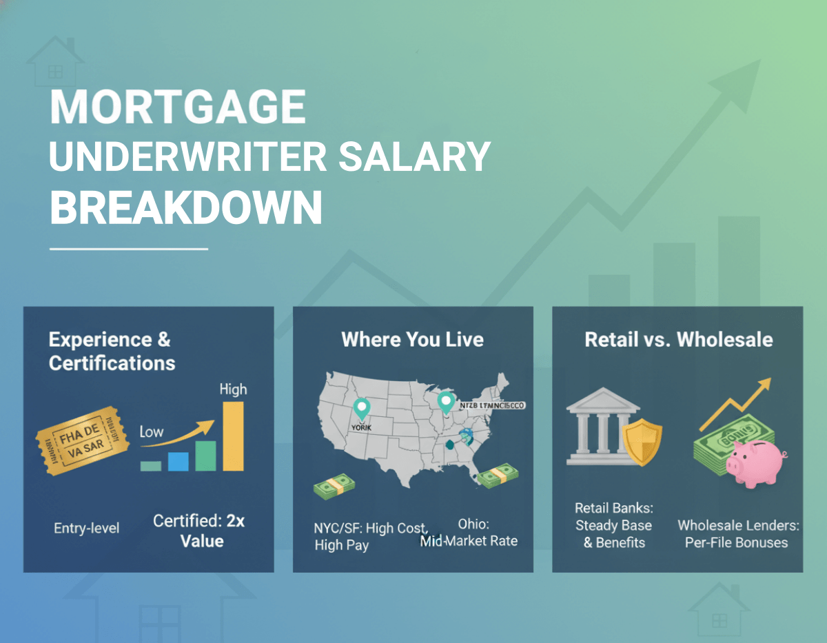 Mortgage Underwriter Salary Breakdown