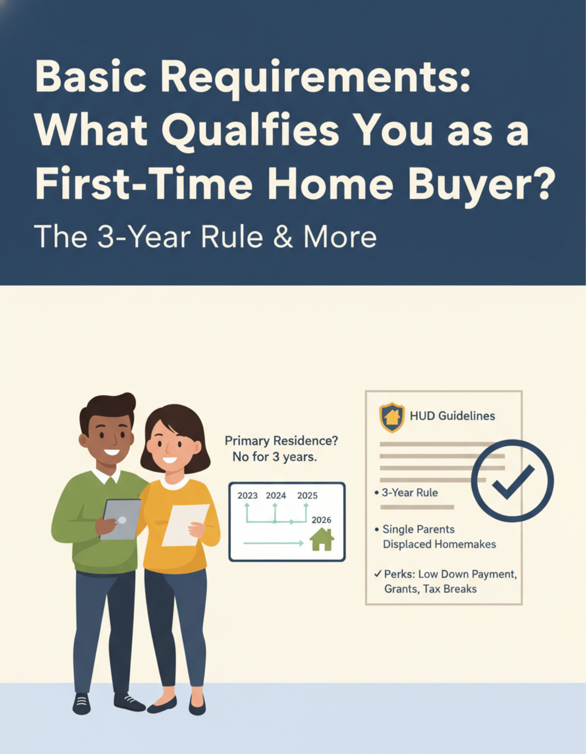 Basic Requirements: What Qualifies You as a First-Time Home Buyer?