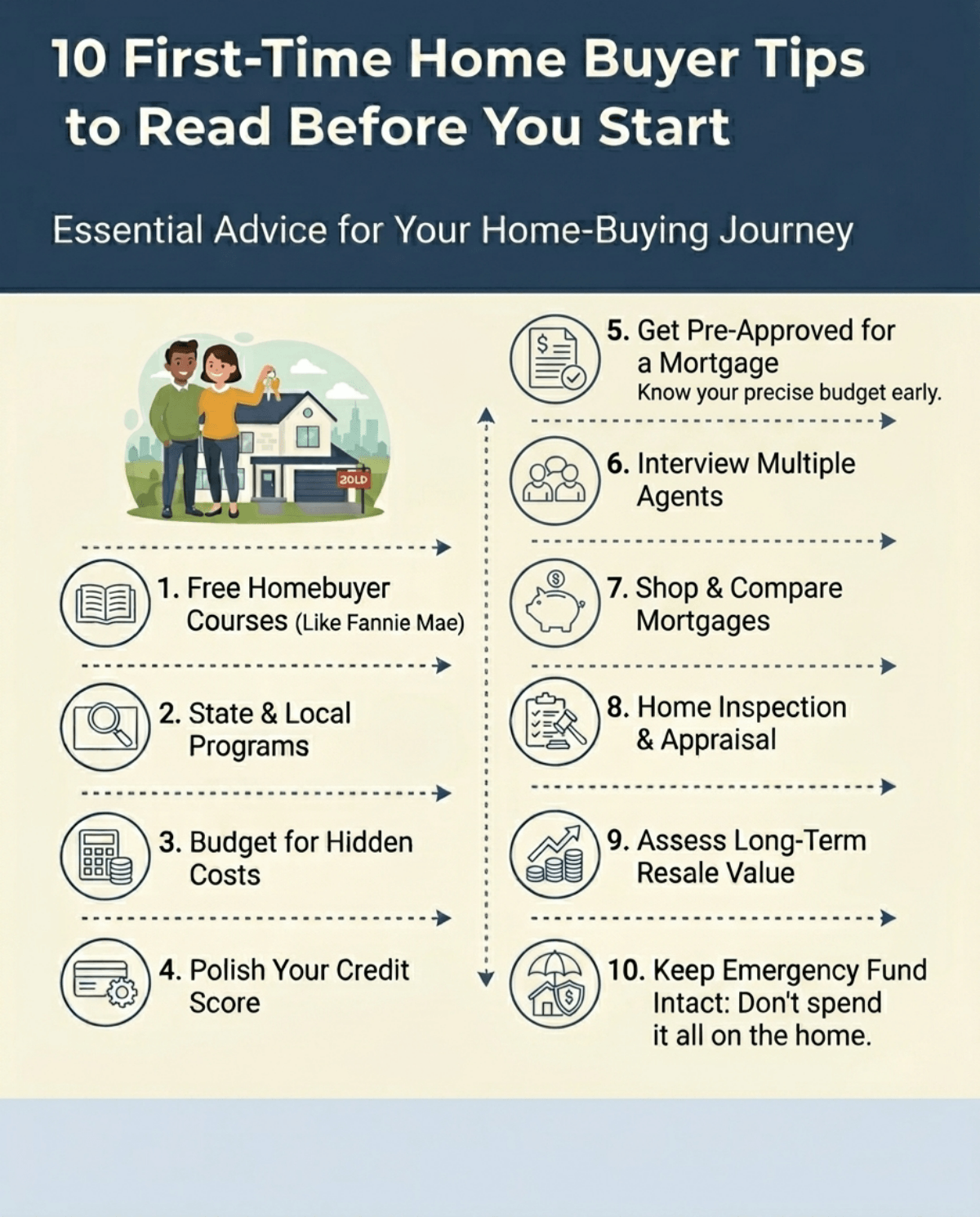 10 First-Time Home Buyer Tips to Read Before You Start