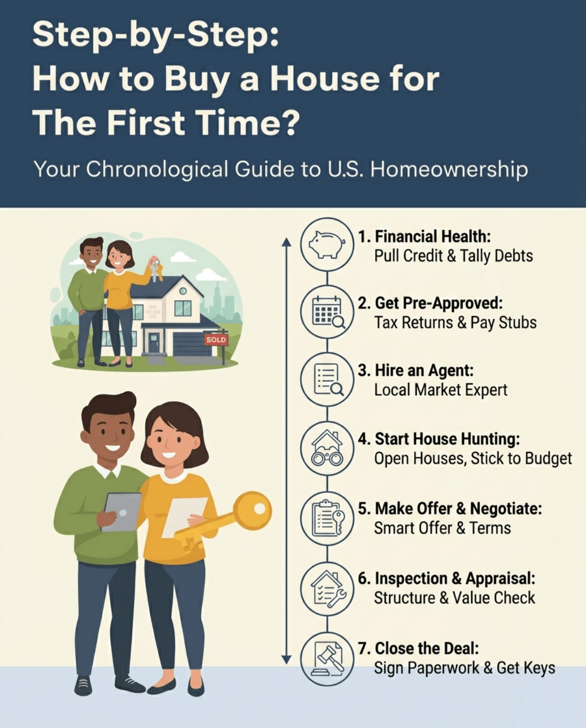 Step-by-Step: How to Buy a House for the First Time?