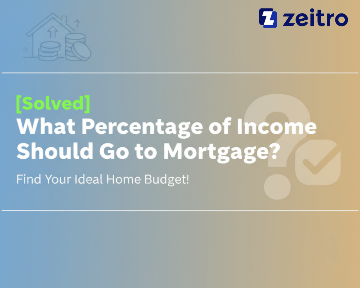 [Solved] What Percentage of Income Should Go to Mortgage?