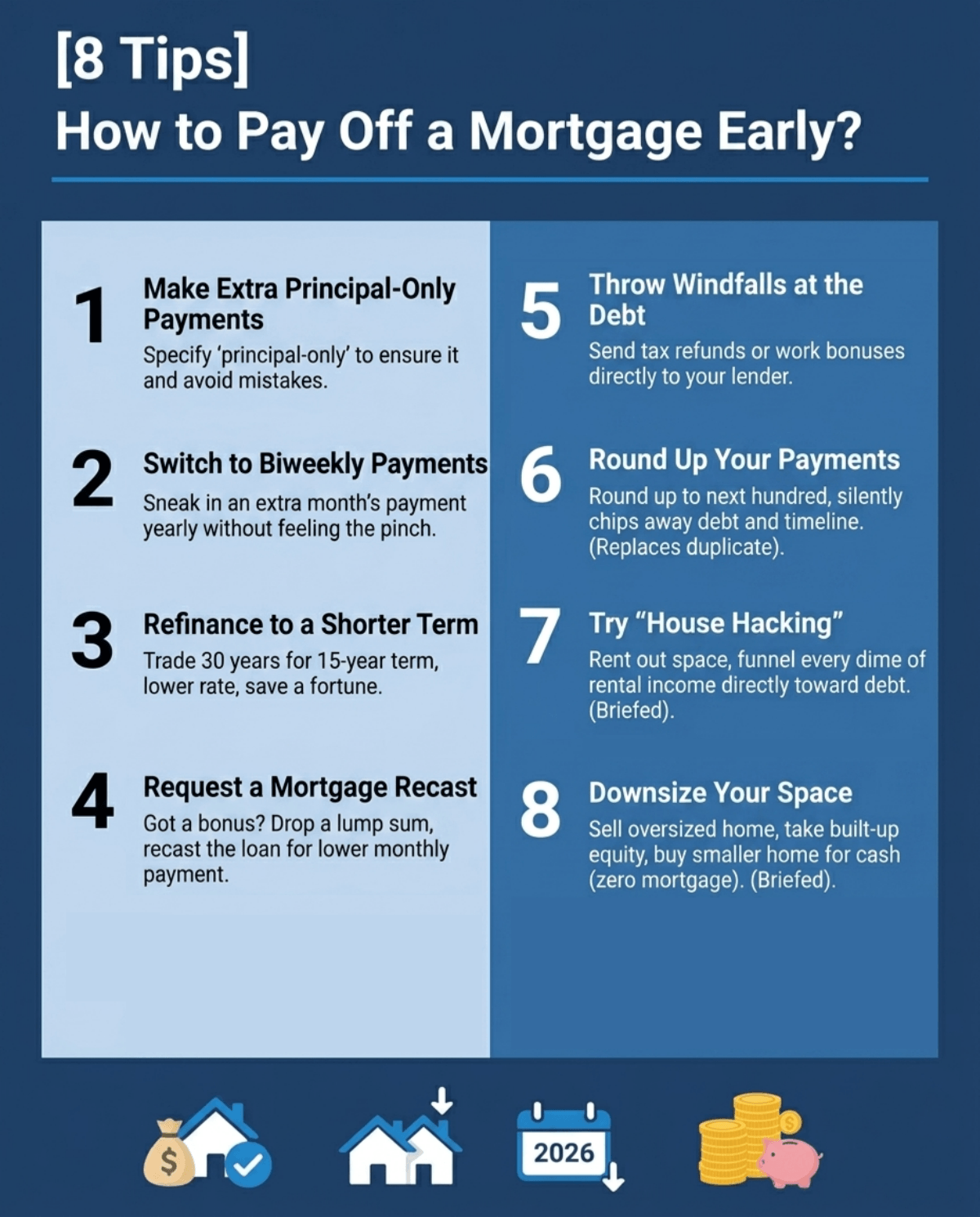 [8 Tips] How to Pay Off a Mortgage Early?