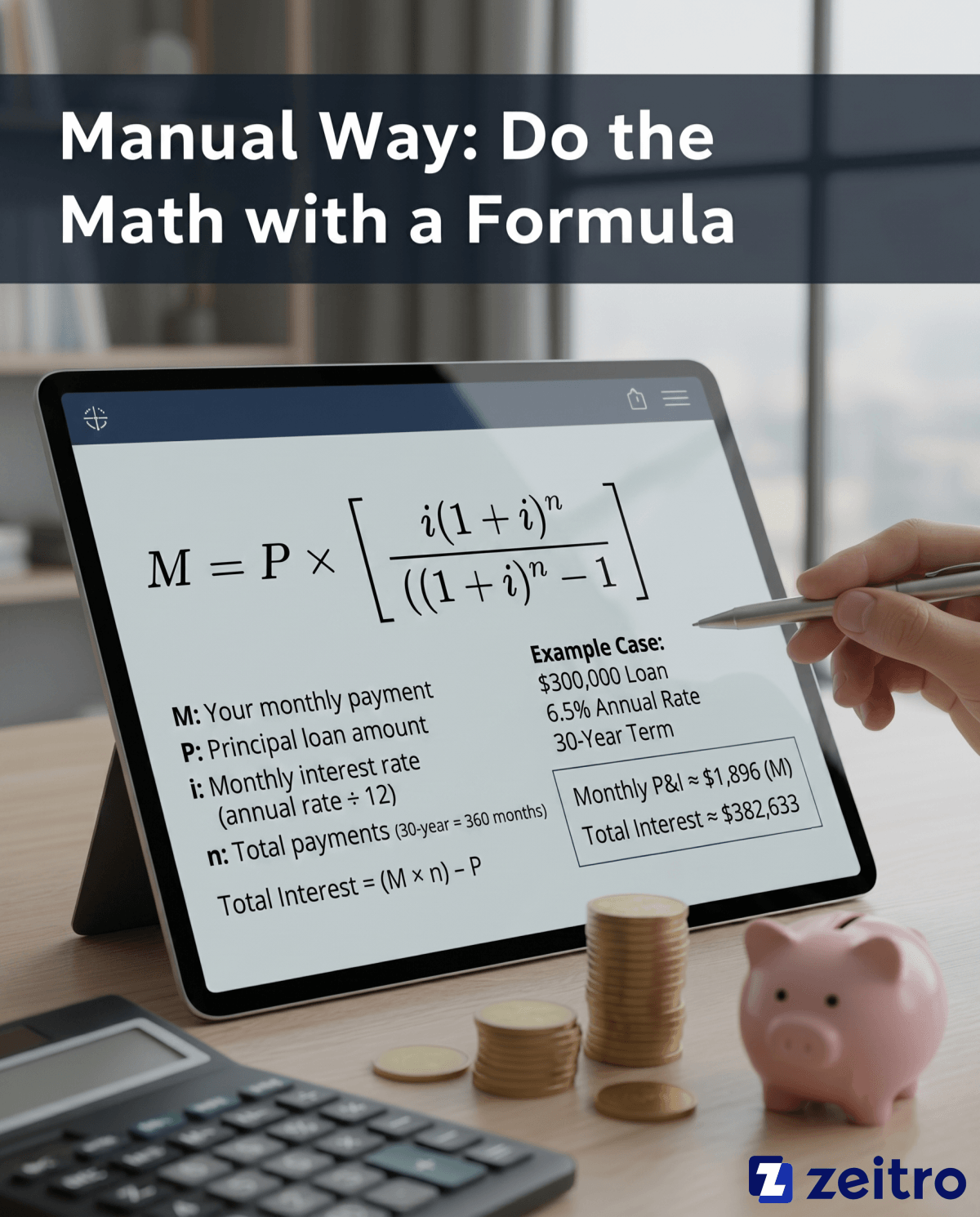 Manual Way: Do the Math with a Formula