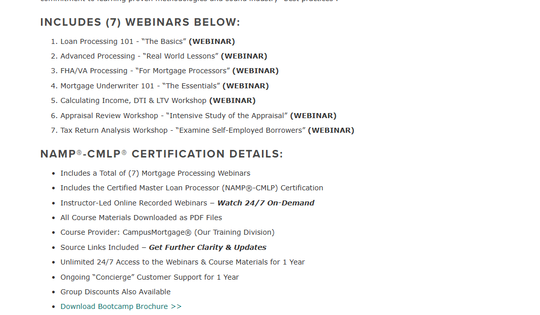 National Association of Mortgage Processors® (NAMP®)
