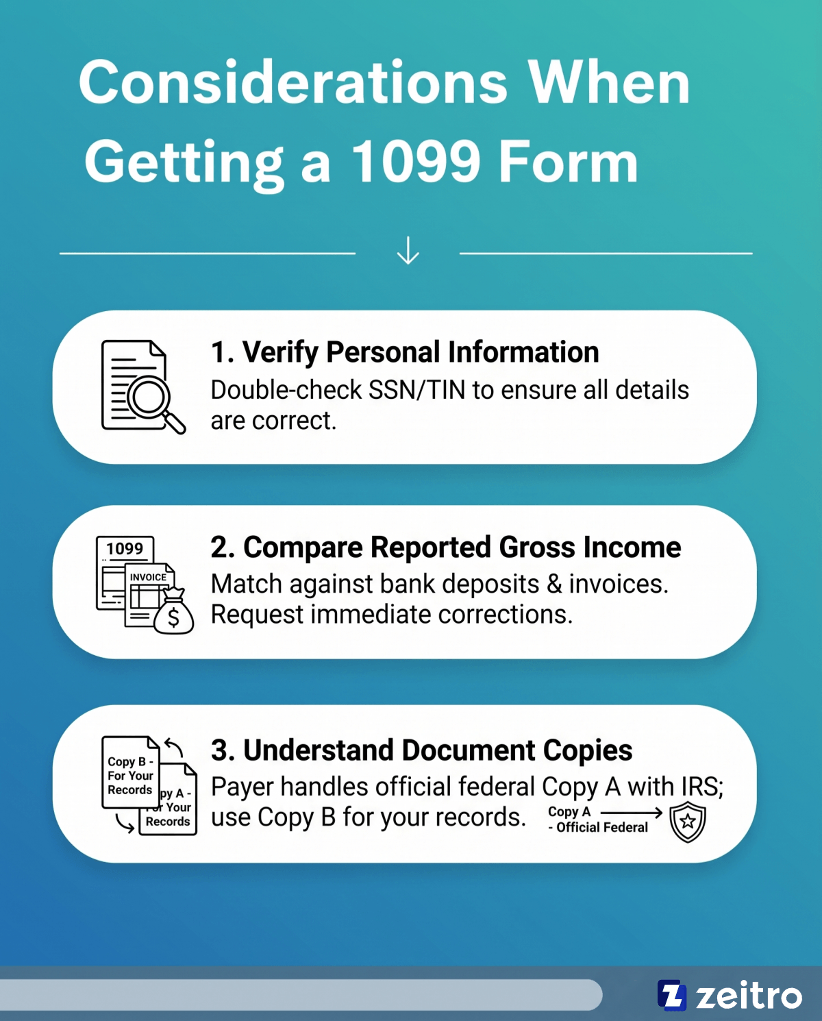 Considerations When Getting a 1099 Form