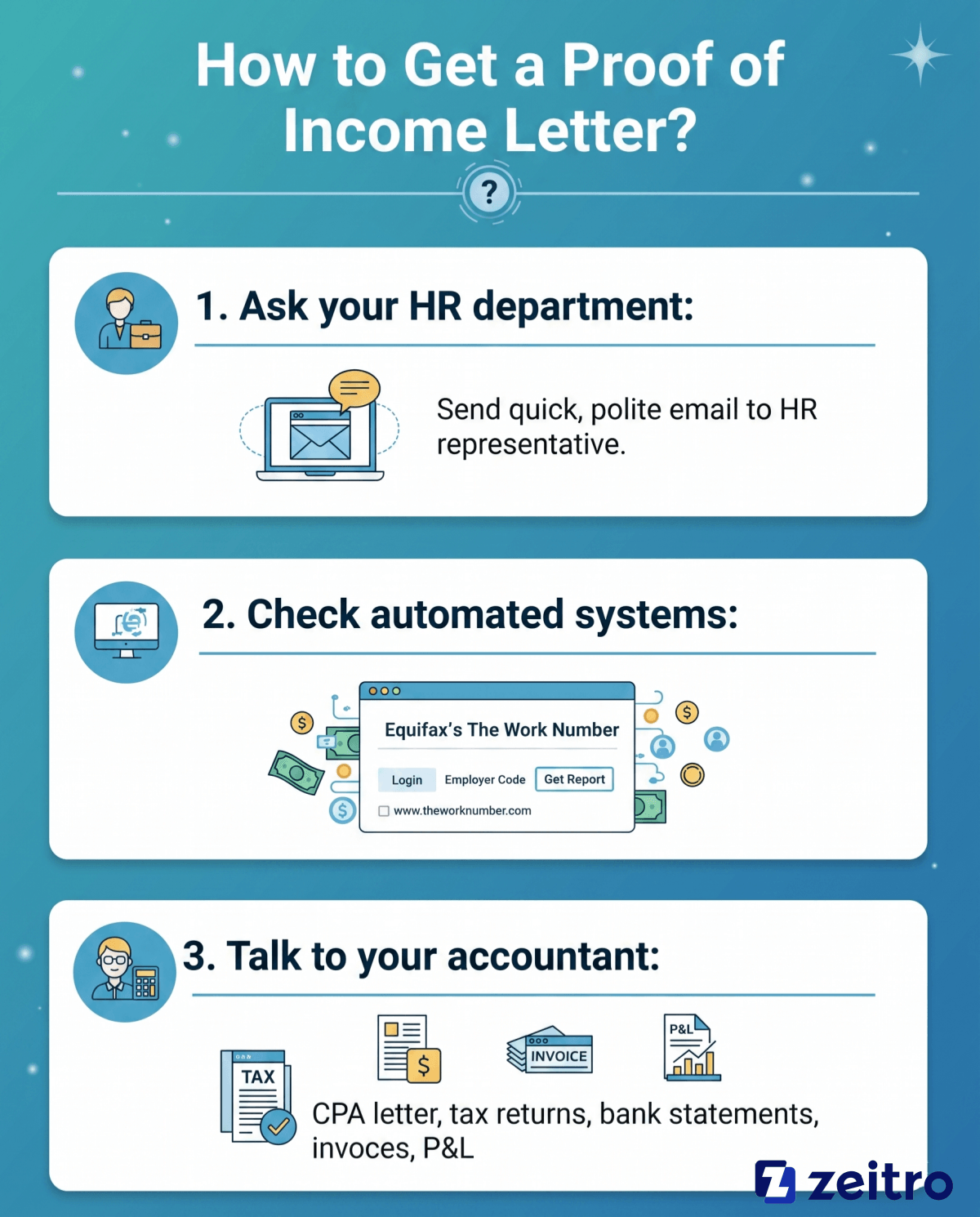 How to Get a Proof of Income Letter?