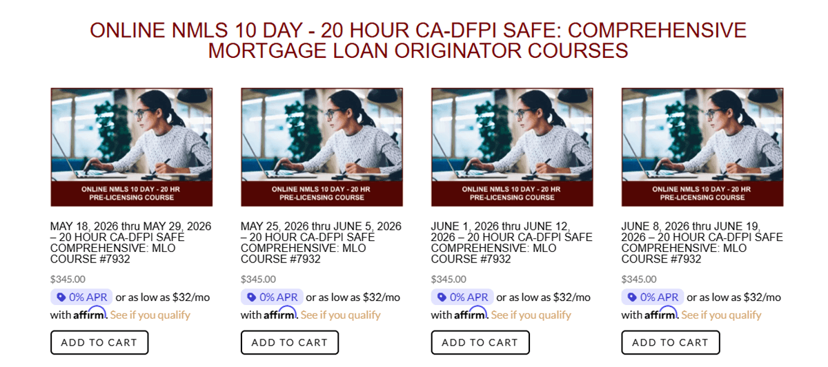 MLO Training Academy (Affinity Real Estate & Mortgage Services)