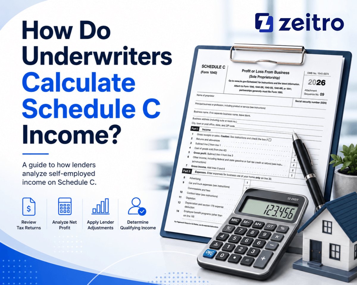 How Do Underwriters Calculate Schedule C Income? 