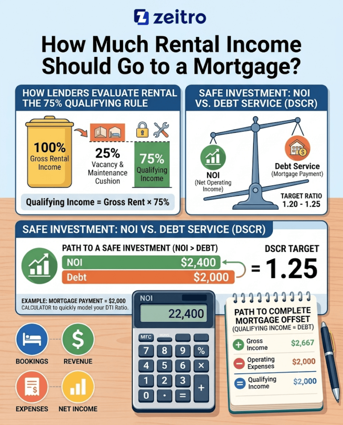How Much Rental Income Should Go to a Mortgage?