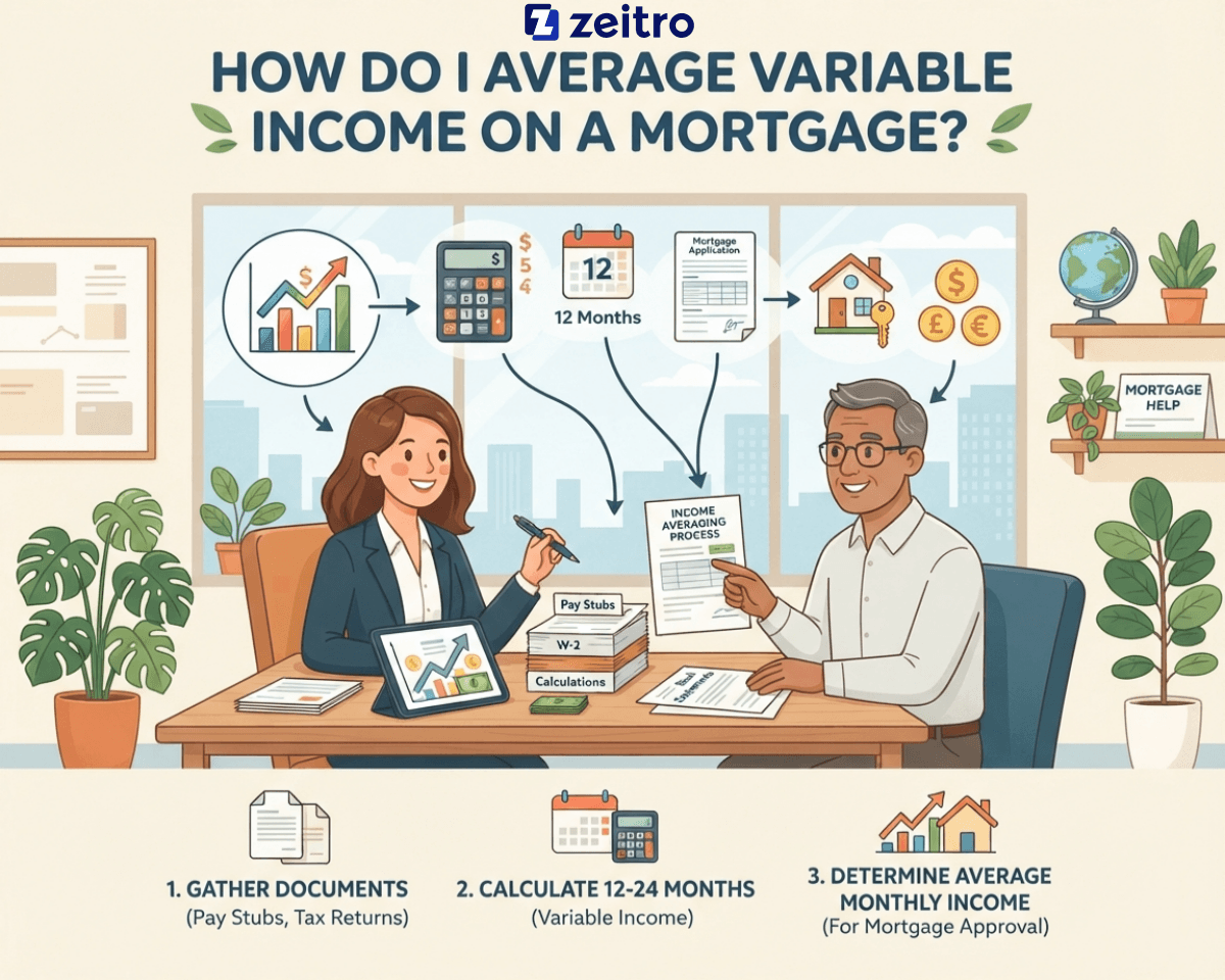How Do I Average Variable Income On a Mortgage?