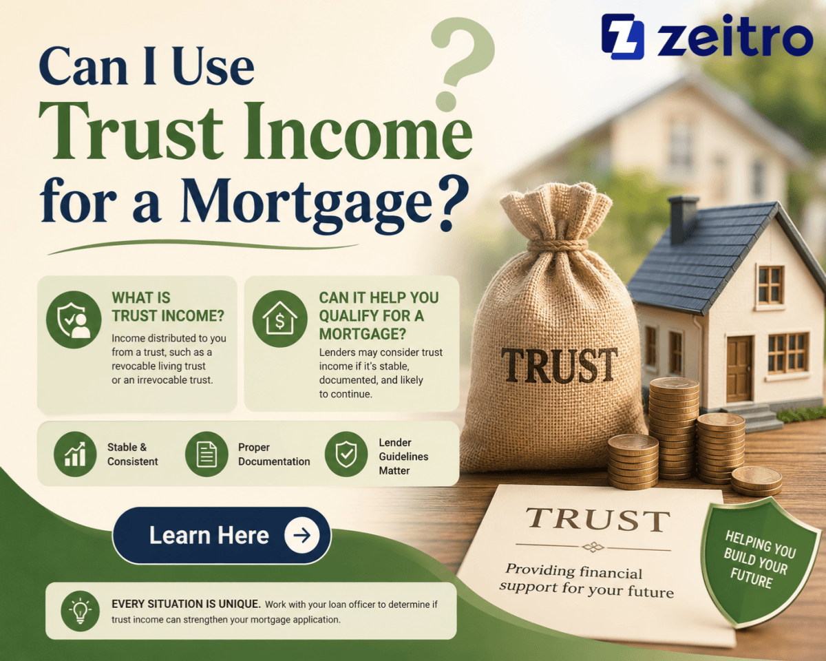 Can I Use Trust Income for a Mortgage? Learn Here