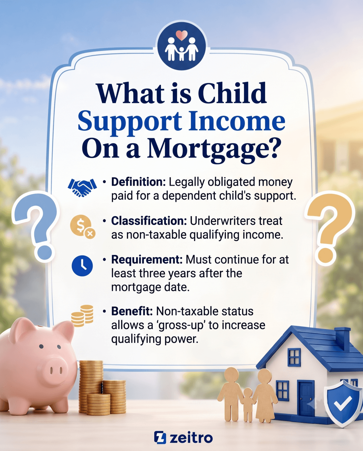 What is Child Support Income On a Mortgage?