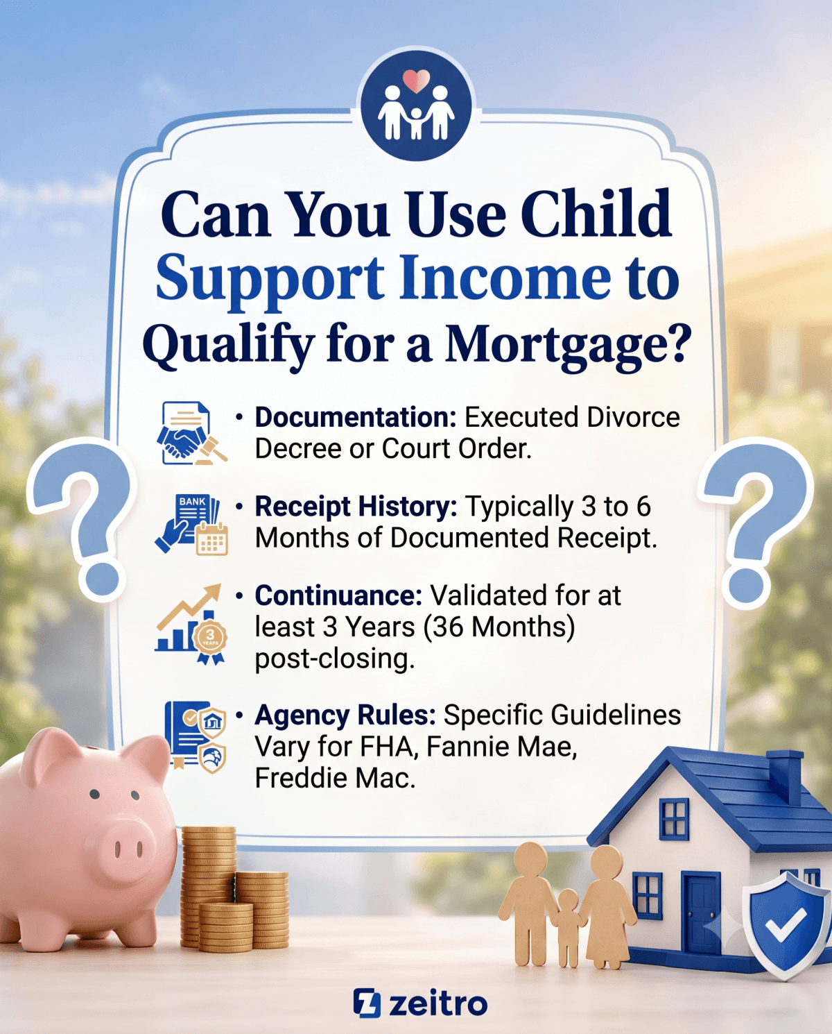 Can You Use Child Support Income to Qualify for a Mortgage?
