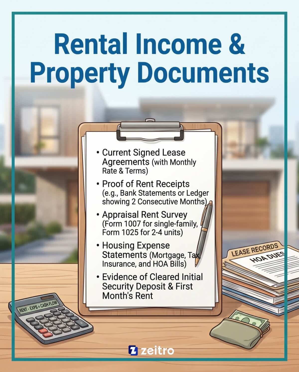 Rental Income & Property Documents