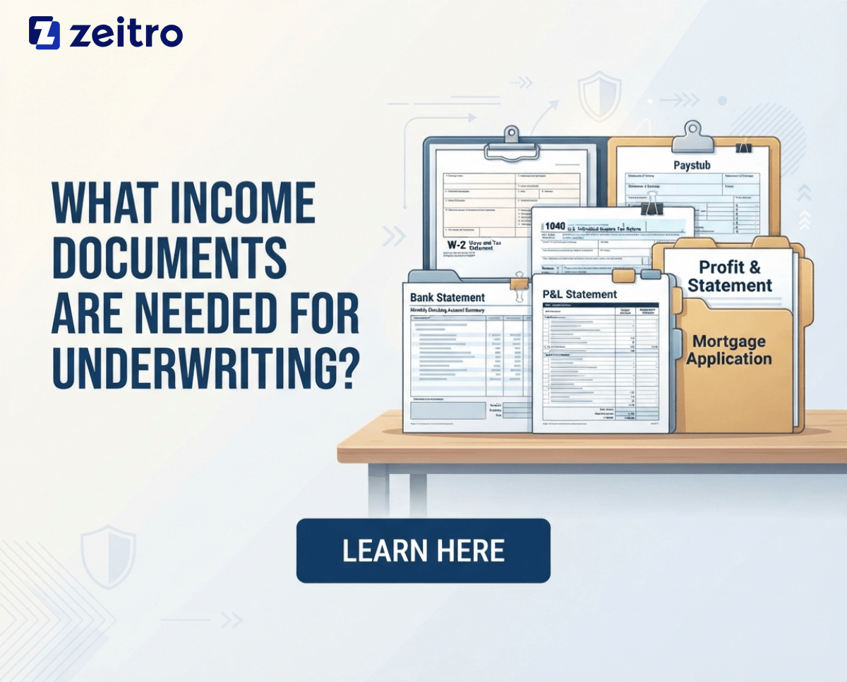 What Income Documents are Needed for Underwriting? Learn Here