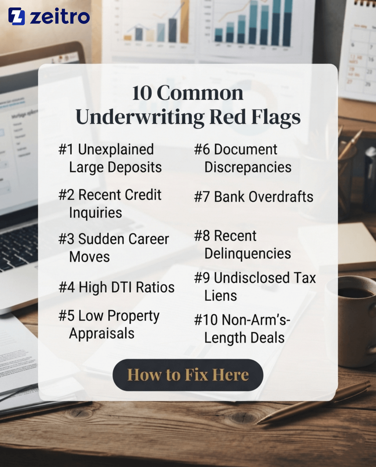 10 Common Underwriting Red Flags and Fixes