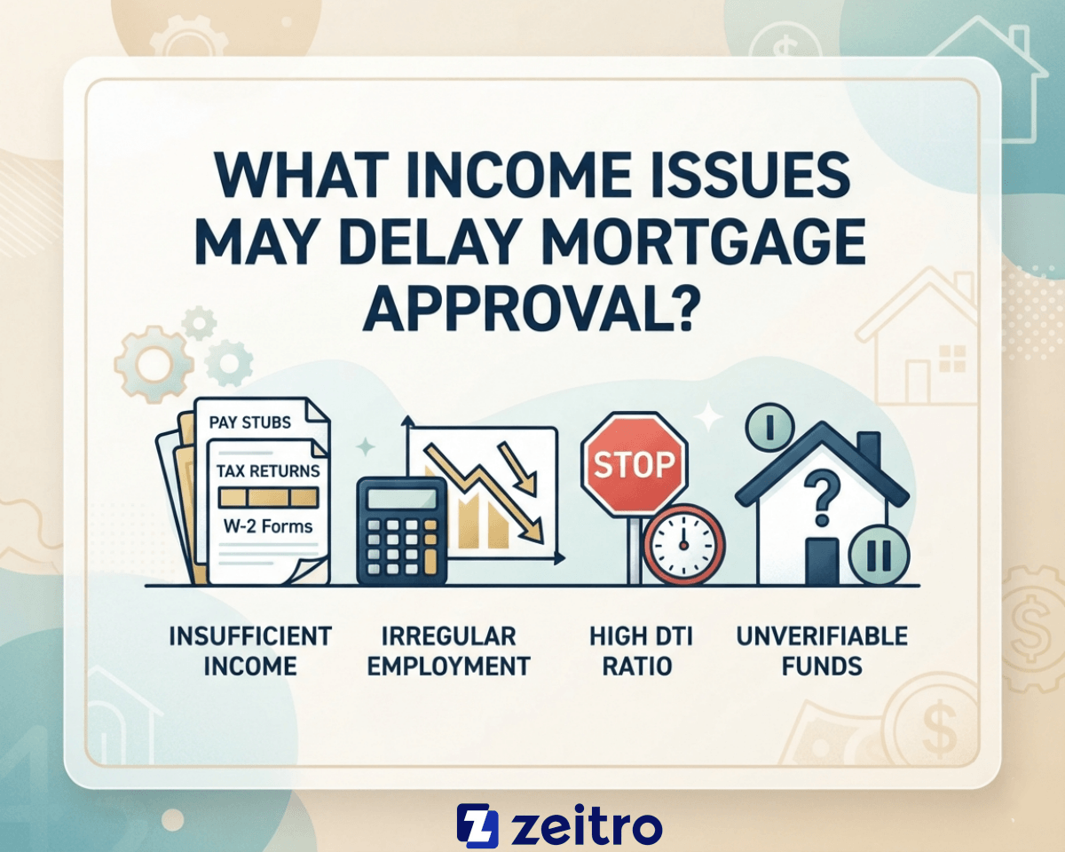 What Income Issues May Delay Mortgage Approval?
