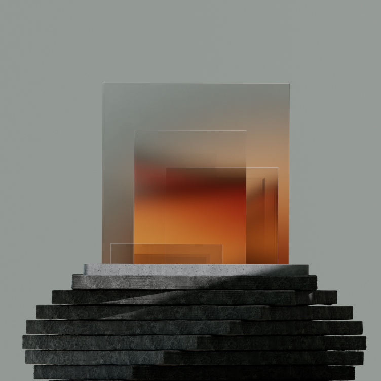 Square Gradient Orange