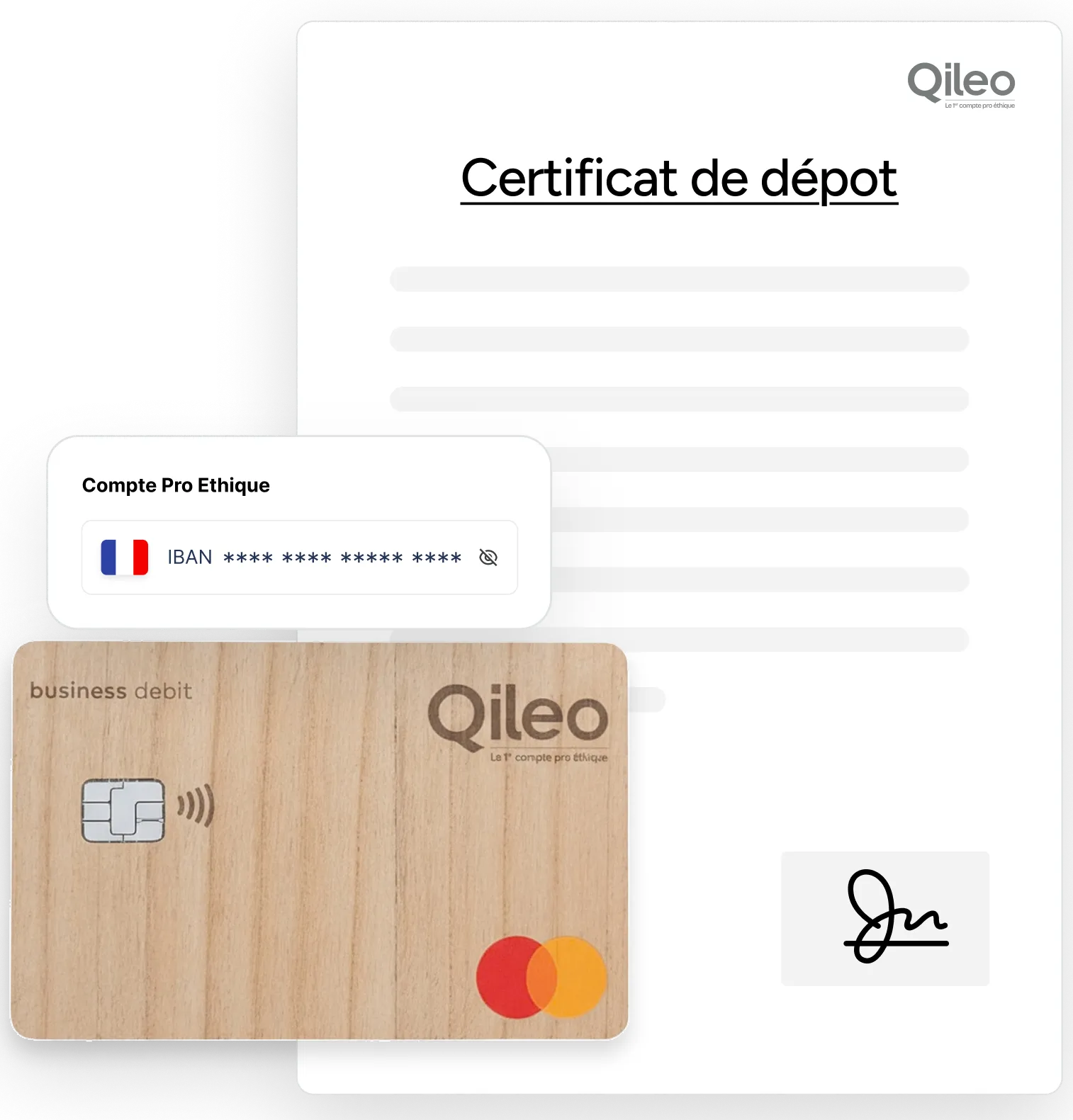 Certificat  de dépôt en 12h ouvrés avec Qileo