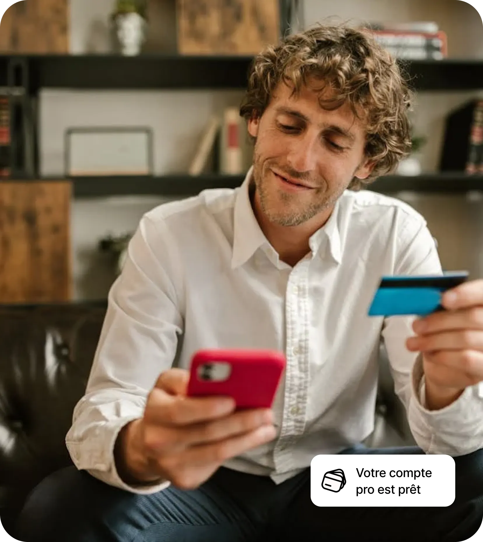 man subscribing to Qileo