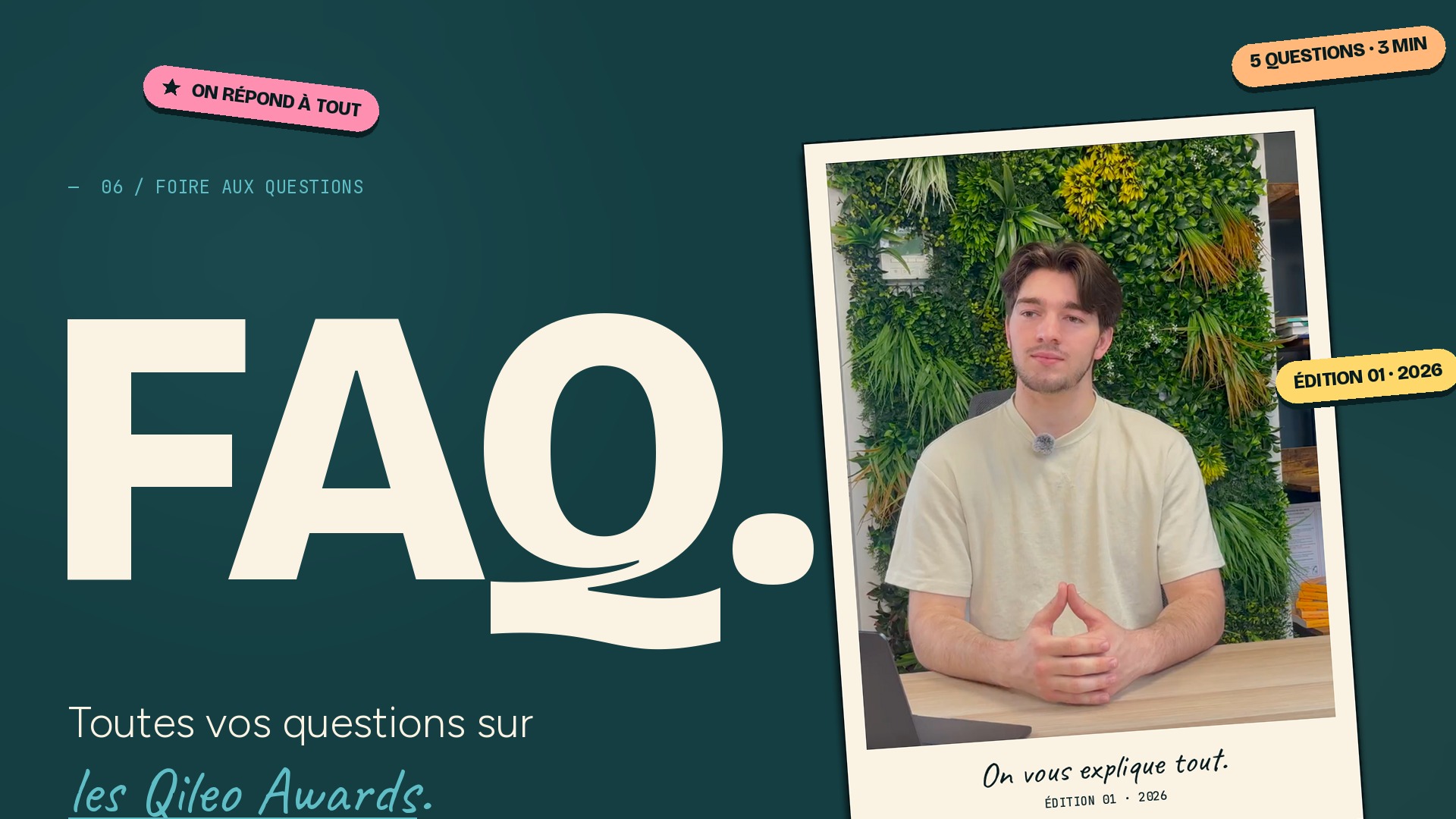 FAQ — Qileo Awards 2026