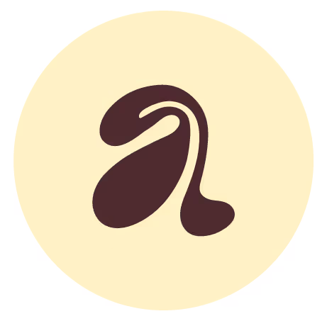 Aisé Consulting Submark - Brown on Yellow