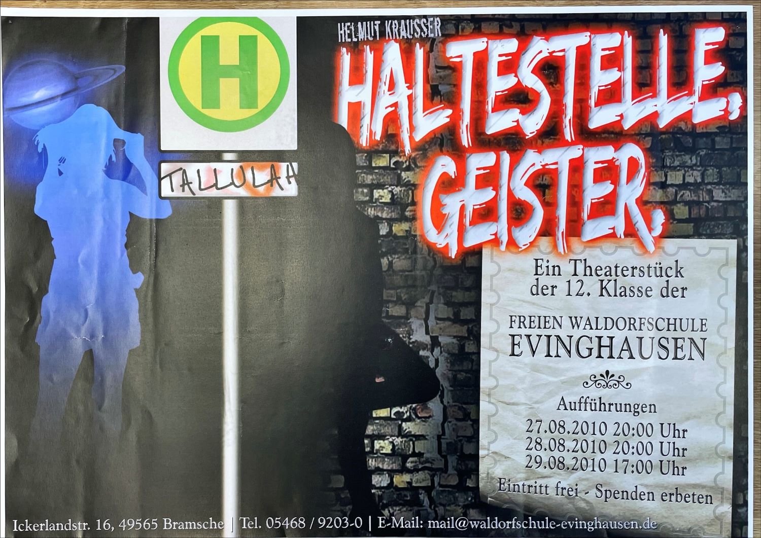 Haltestelle. Geister.