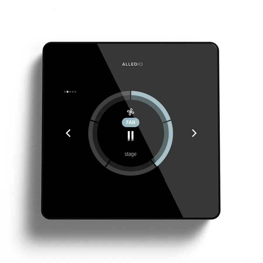 Fan speed 2 on a 3.5 inch OEM HVAC touch panel