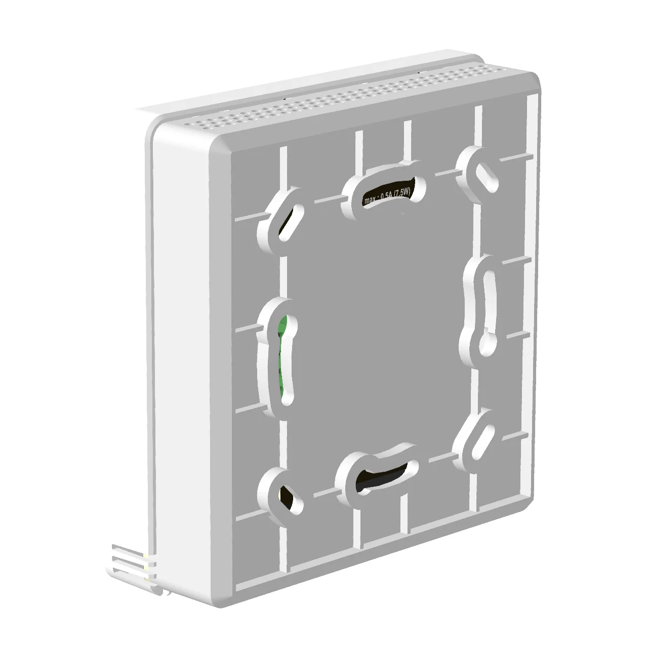 OEM Wi-Fi MQTT room unit rear view showing terminal I/O