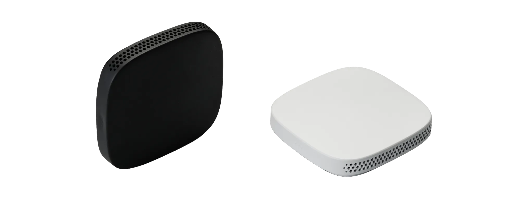 OEM BACnet wall multi-sensor IAQ in black and white finishes